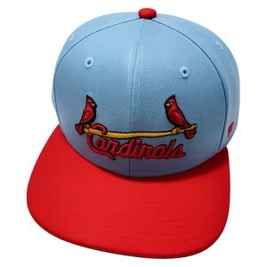 47 Brand Light Blue and Red Cardinals Cap